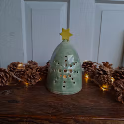 Ljust koppargrön hög modell