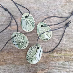 Miniägg grönmönstrat