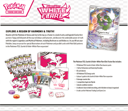 Pokémon TCG: Scarlet & Violet - White Flare Elite Trainer Box