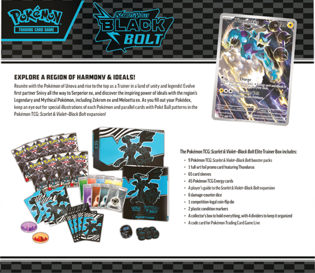 Pokémon TCG: Scarlet & Violet - Black Bolt Elite Trainer Box