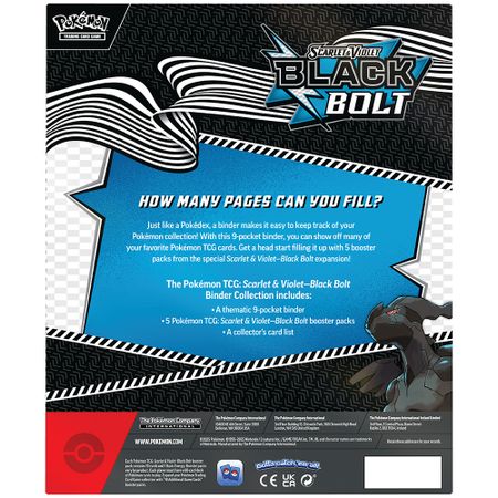 Pokémon TCG: Scarlet & Violet - Black Bolt Binder Collection