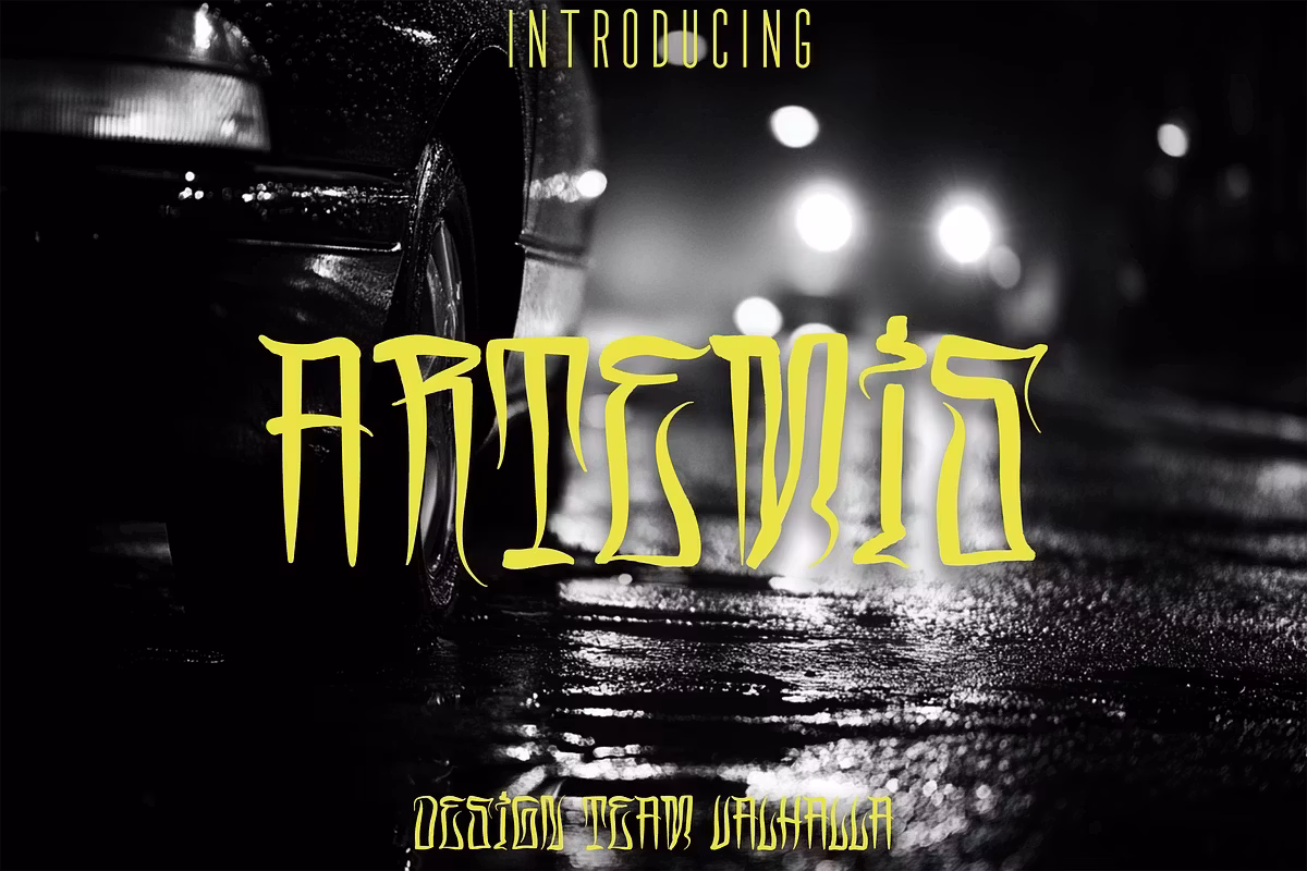 Artemis, Cholo Typeface
