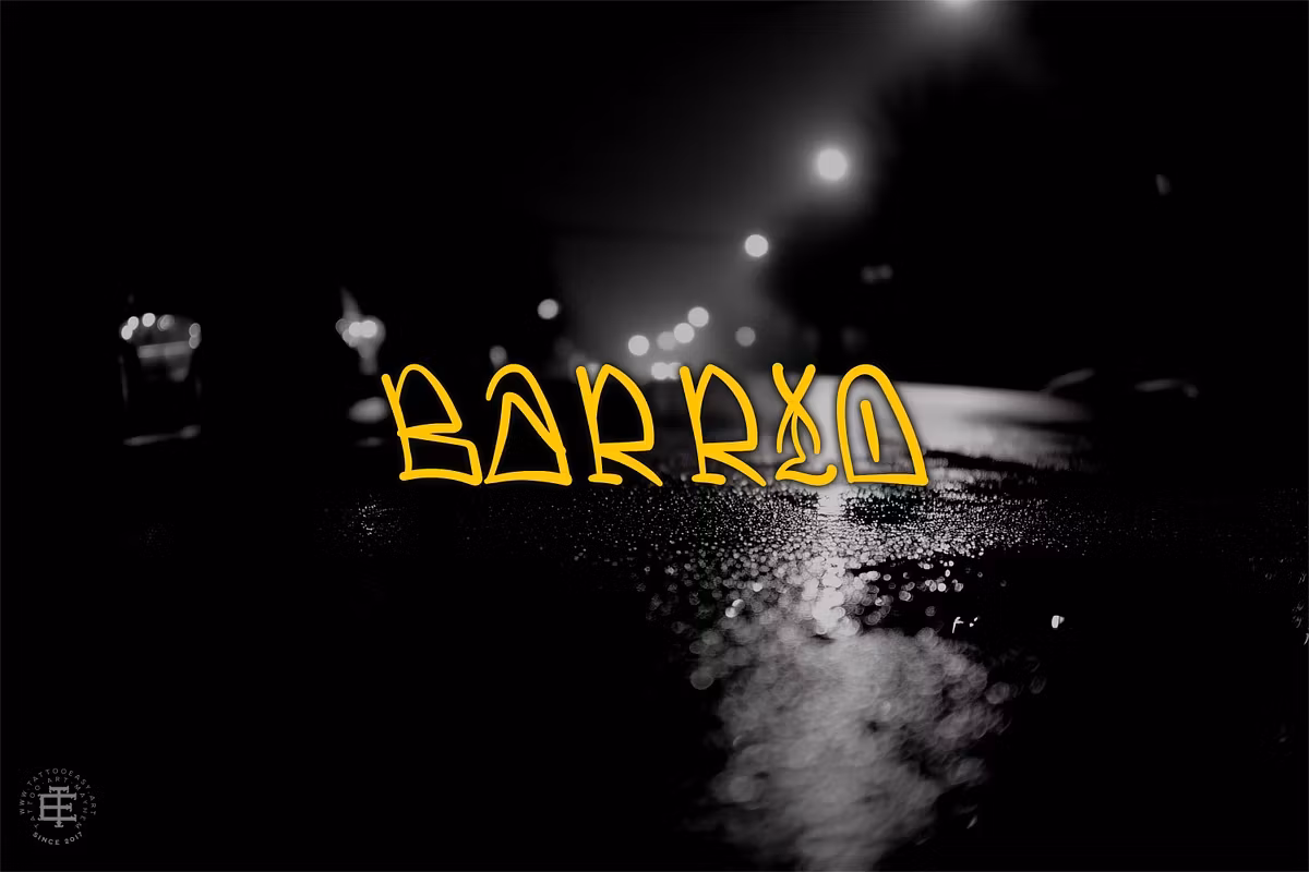 Hermanos, custom font