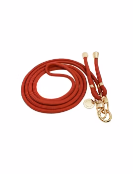 Mobilband tomatröd/guld