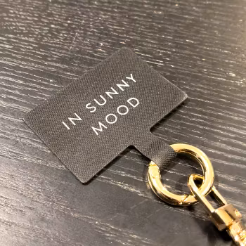 Mobilband glitter/guld