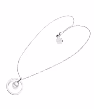 Pärla cirkel halsband