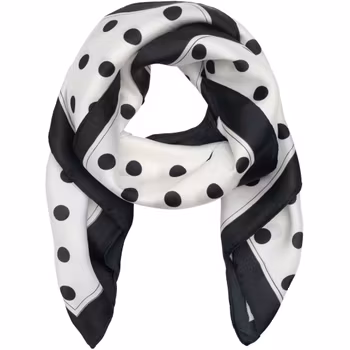 Juline Scarf vit/svart