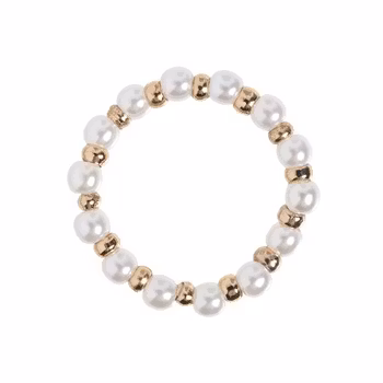 Pärla Guldpärlring elastisk