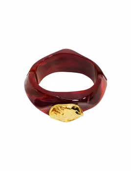 Milano Armband vinrött