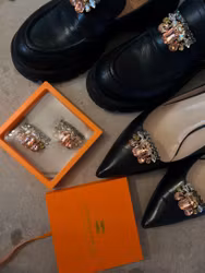 Skoberlock flerfärgad