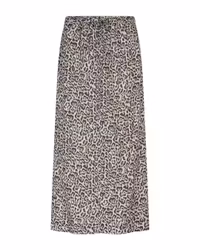 Indie Skirt Linen Leopard Kjol