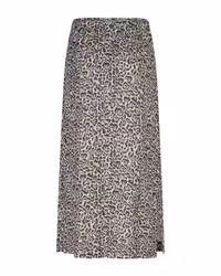 Indie Skirt Linen Leopard Kjol