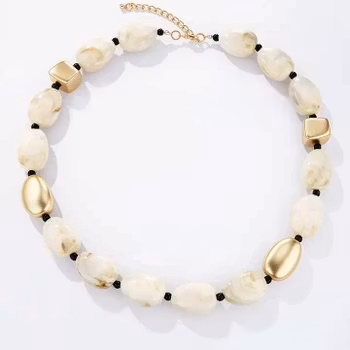 Aya halsband beige