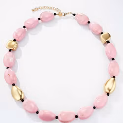 Aya halsband ljusrosa