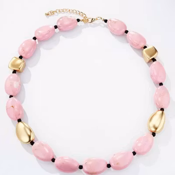 Aya halsband ljusrosa