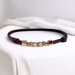 Filippa skärp ljusbrun