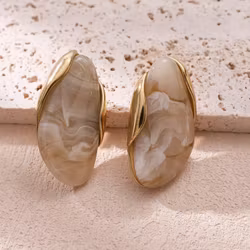 Anita marmorerade örhängen