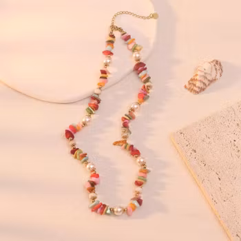 Eva halsband multifärgad