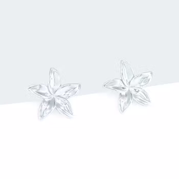 Hedda blomörhänge silver