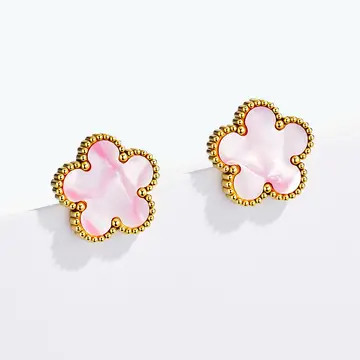 Sofia örhängen Rosa/Guld