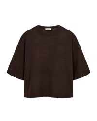 FQVICKI-PULLOVER, stickad tröja Brun