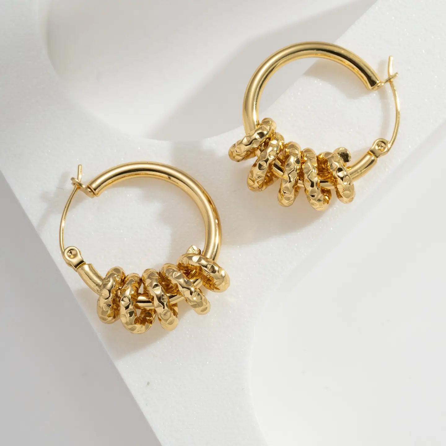 Judit creoler med ringar, guld