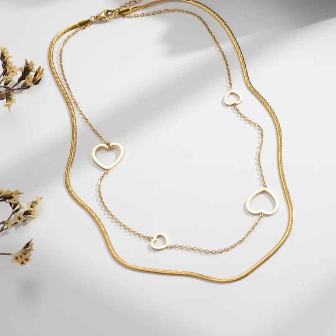 Selma halsband, guld