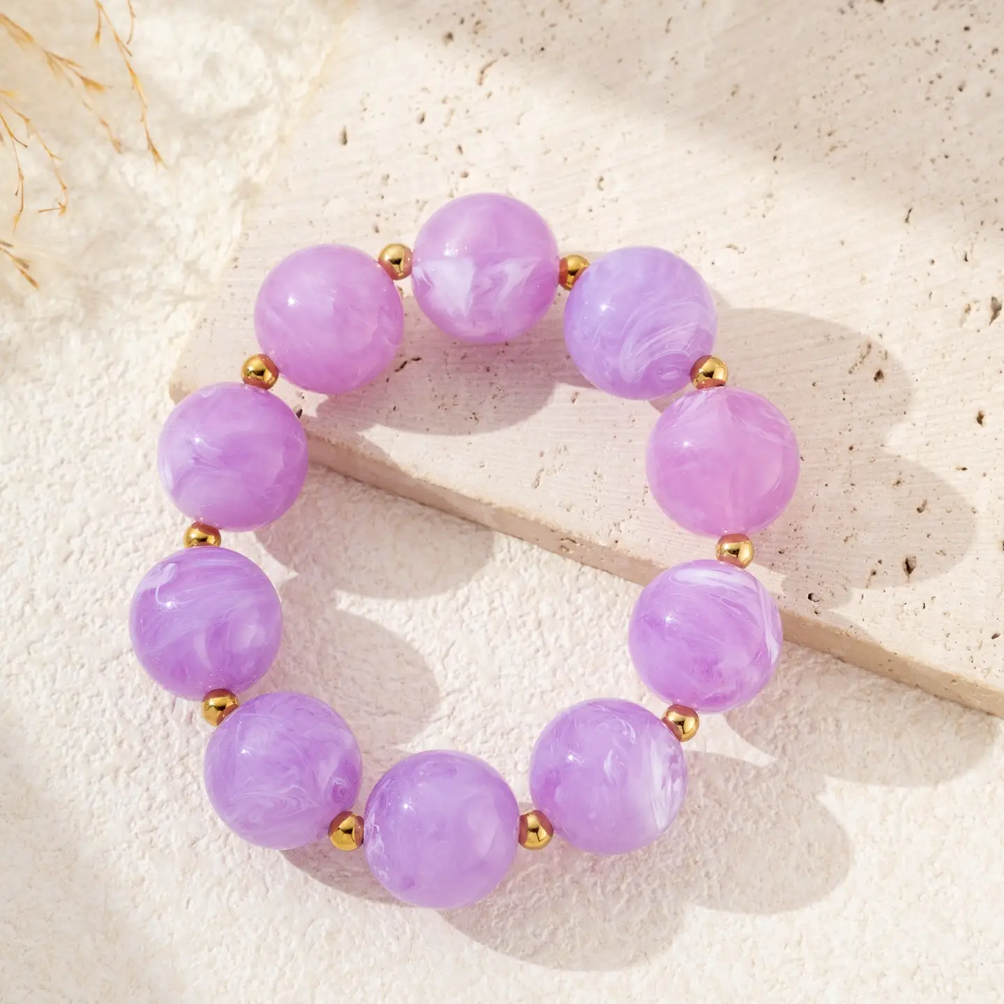 Saga armband, lila