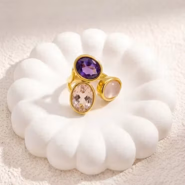 Holly ring, lila
