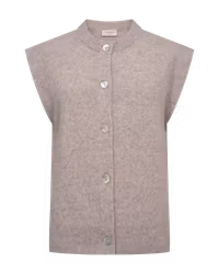 FQalpa knit vest, pale Mauve Melange