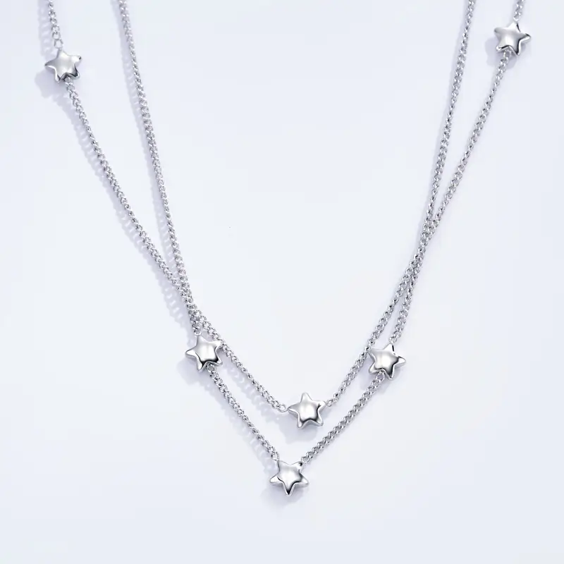 Tyra halsband, silver