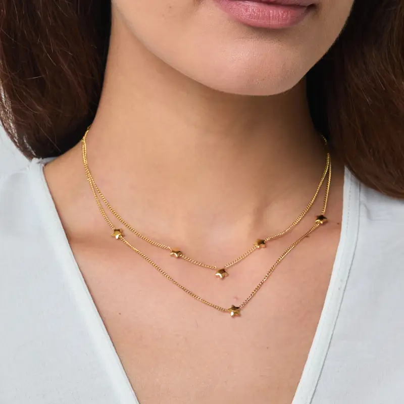 Tyra halsband, silver