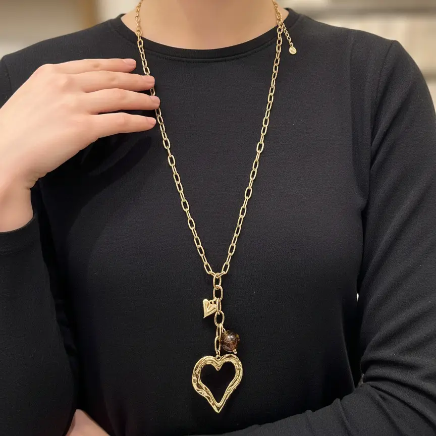 Bea långt halsband
