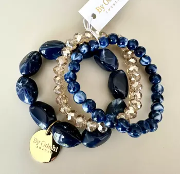 Tua armband, blå