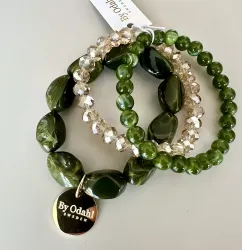 Tua armband, grön