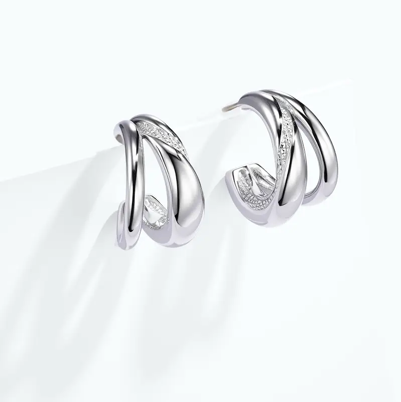 Yvonne örhänge, silver