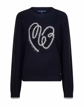 Ribbon sweater logo