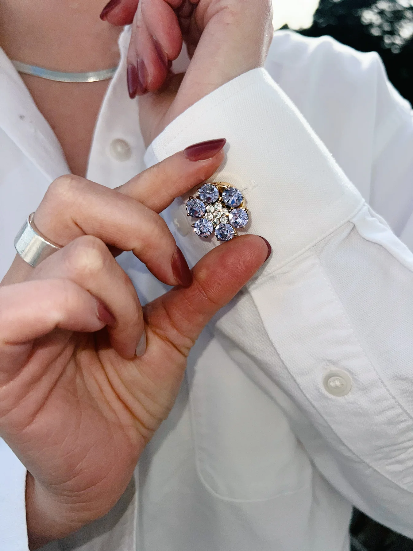 Hilde Button charm