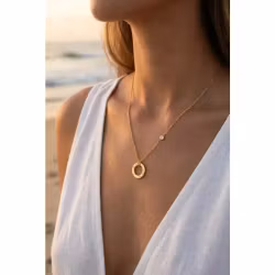 Gerda halsband, guld