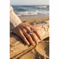 Carla ring, silver