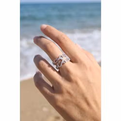 Nea ring, silver