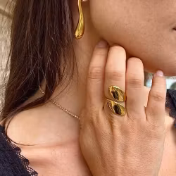 Lykke ring, guld