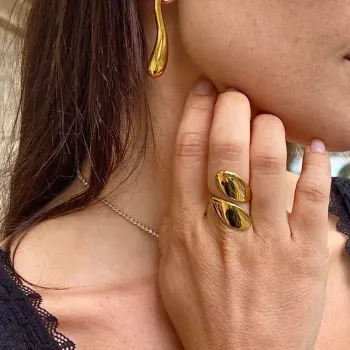 Lykke ring, guld