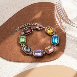 Riley armband, silver