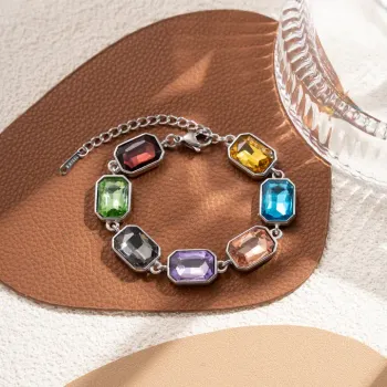 Riley armband, silver