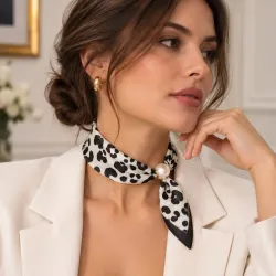 Harriet magnetscarf, svart
