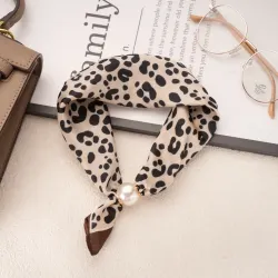 Harriet magnetscarf, beige/brun