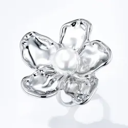 Mary ring, silver