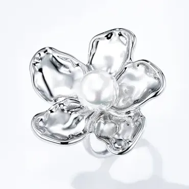 Mary ring, silver