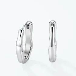 Quinn örhängen, silver